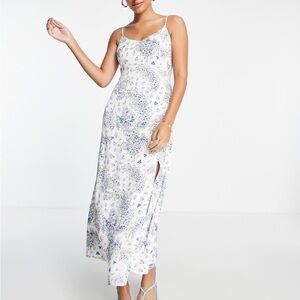& Other Stories Floral Maxi Dress with Spaghetti Straps Size 10 NWT